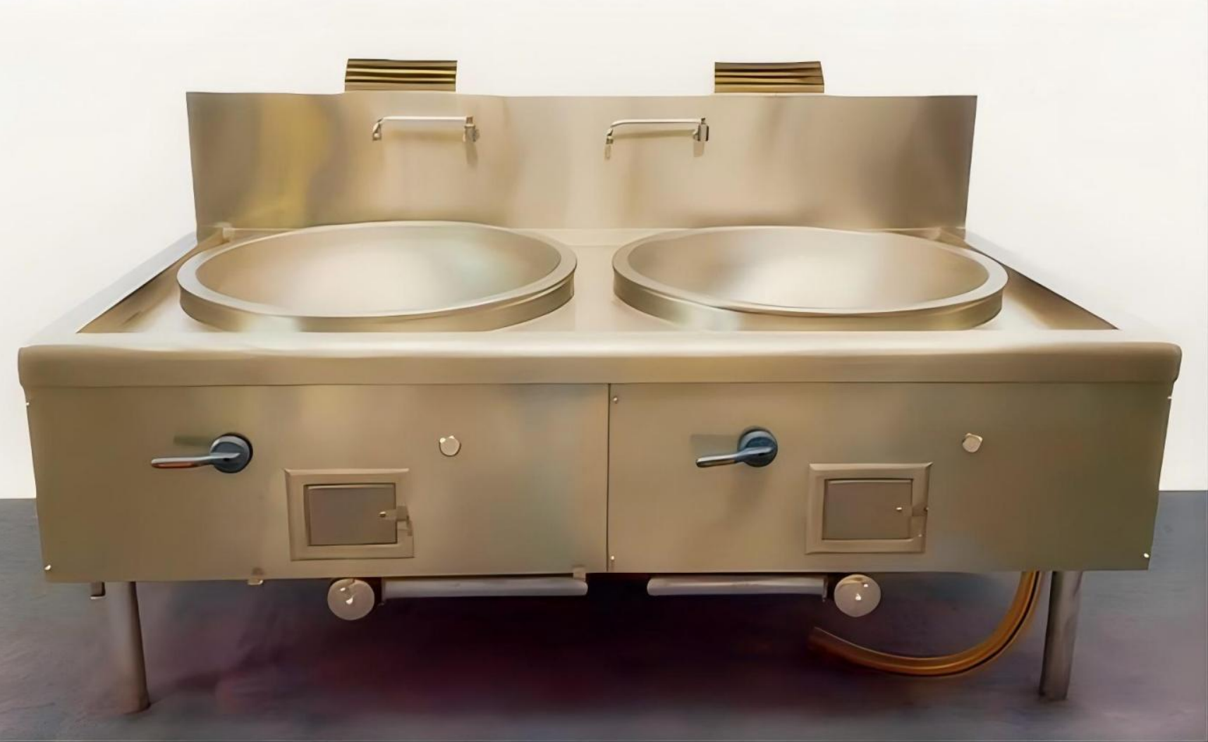 智能燃气节能双眼大锅灶